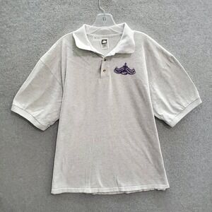 VINTAGE Altamont Cruisers Men‎ Polo Shirt XL Gray Nostalgia Day Car Show 2001